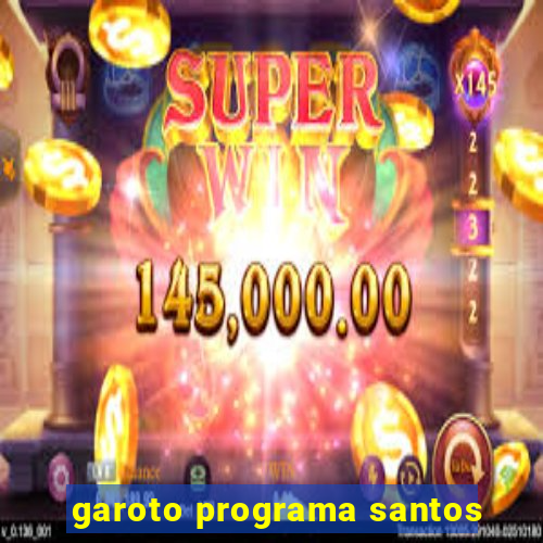 garoto programa santos